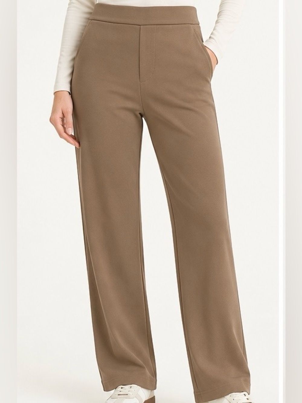 OGL move Sandwashed Modal Straight Leg Travel Pants MP NWT